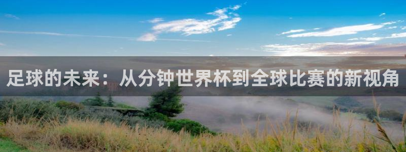 2026世界杯赛程表完整版:足球的未来:从分钟世界杯到全球比赛的新视角